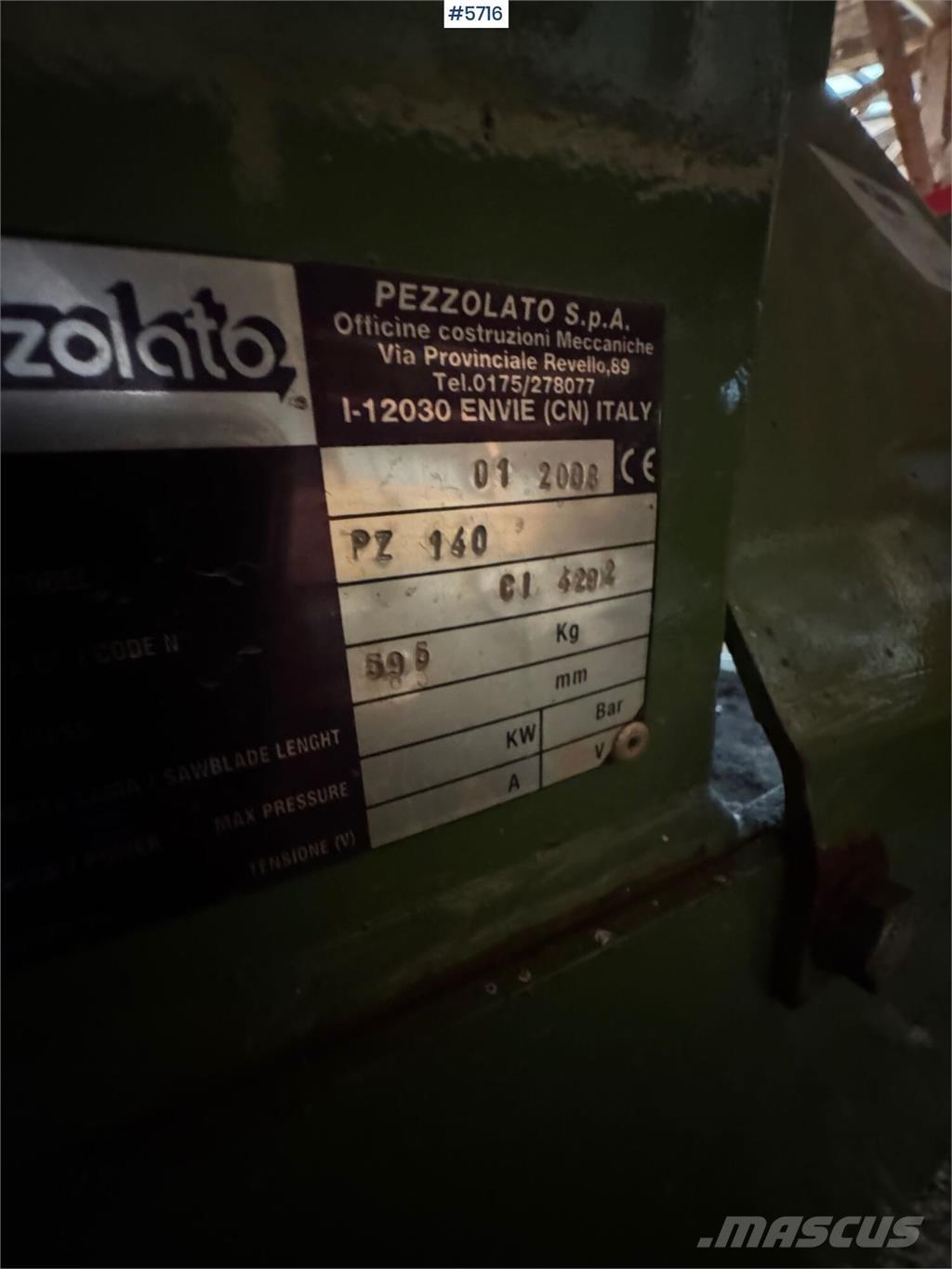 Pezzolato PZ 140 Ostale komponente
