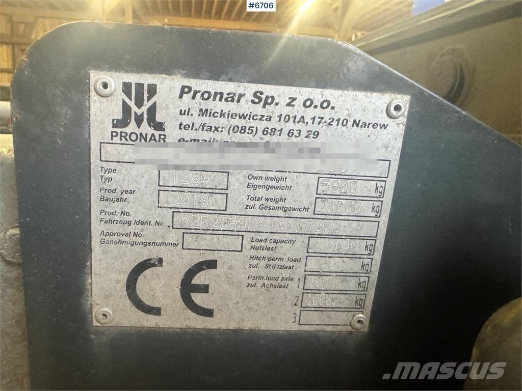 Pronar T286 Prikolice za zrno