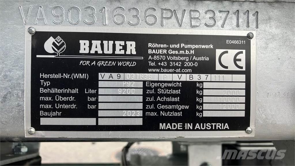 Bauer P 92 Cisterne za djubrivo