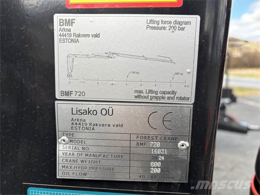 BMF 10T2+720 Šumske prikolice