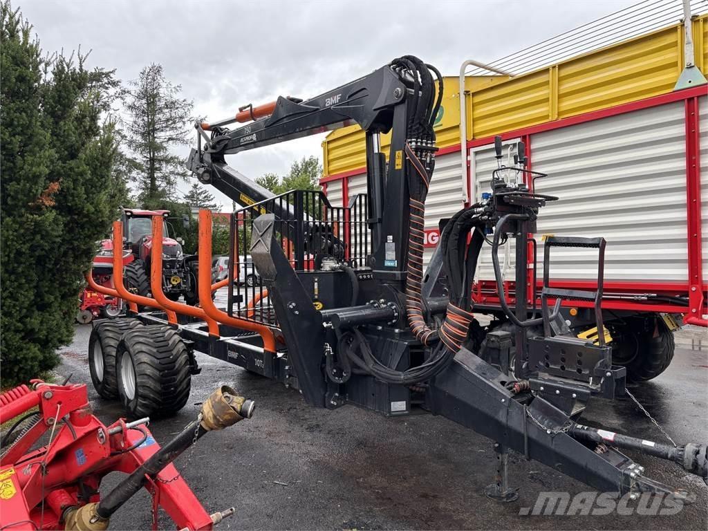 BMF 10T2+750Kran Šumske prikolice