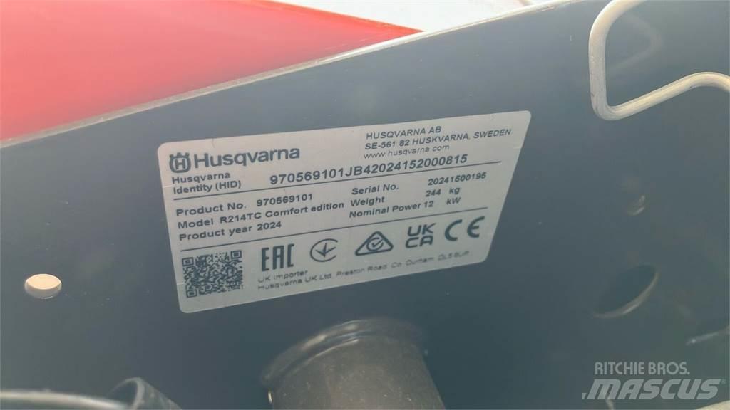 Husqvarna R 214TC Ostale industrijske mašine