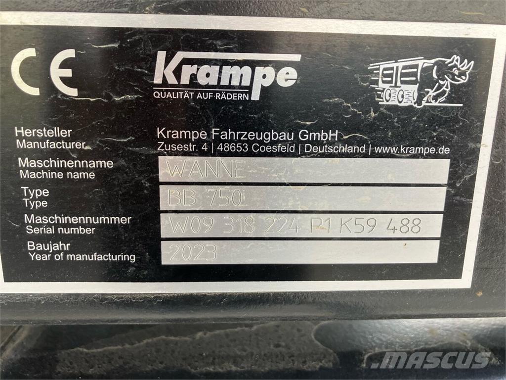 Krampe BigBody 750 Kiper prikolice