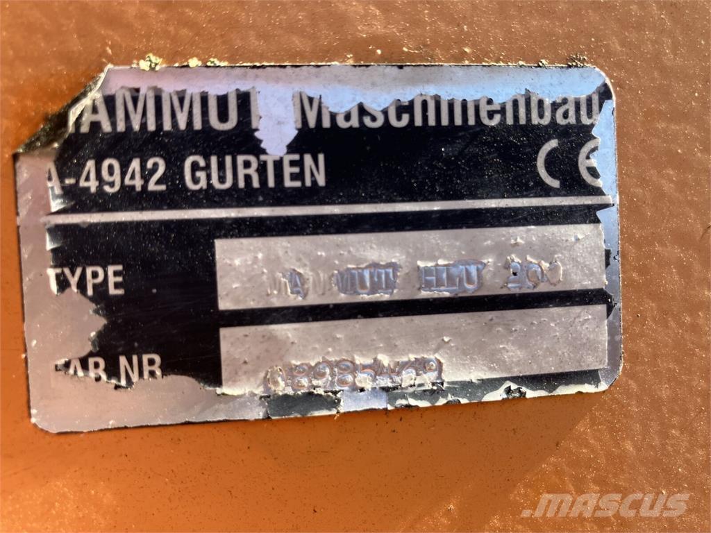Mammut HLU 200 Oprema za prednji utovarivač