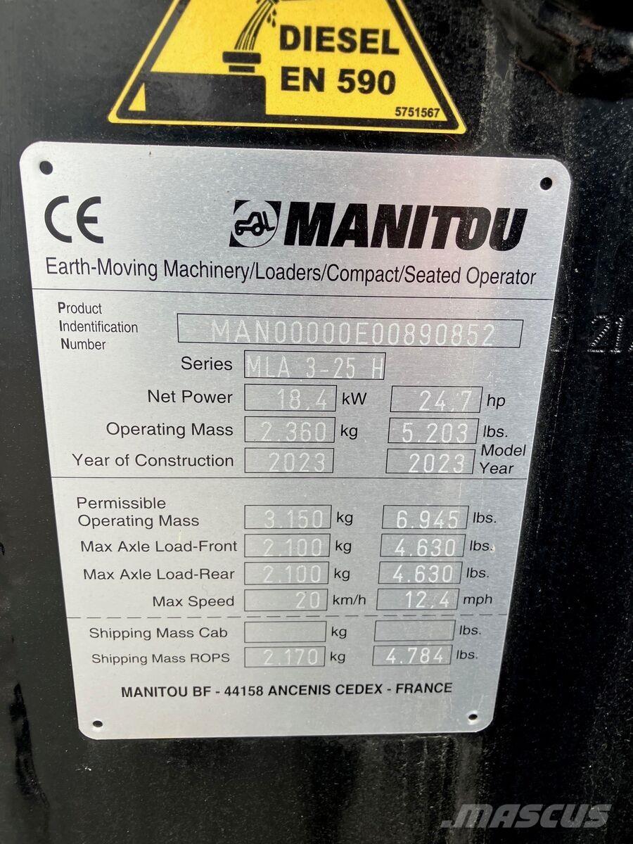 Manitou MLA 3-25 Prednji utovarivači i bageri