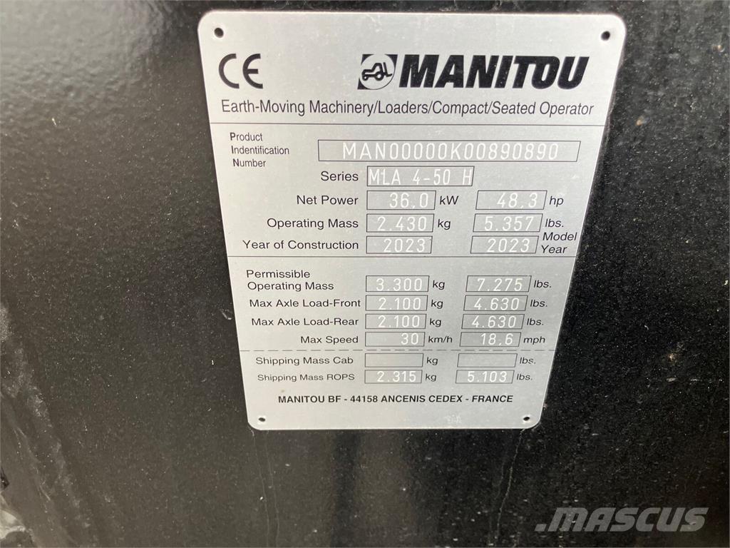 Manitou MLA 4-50 Prednji utovarivači i bageri