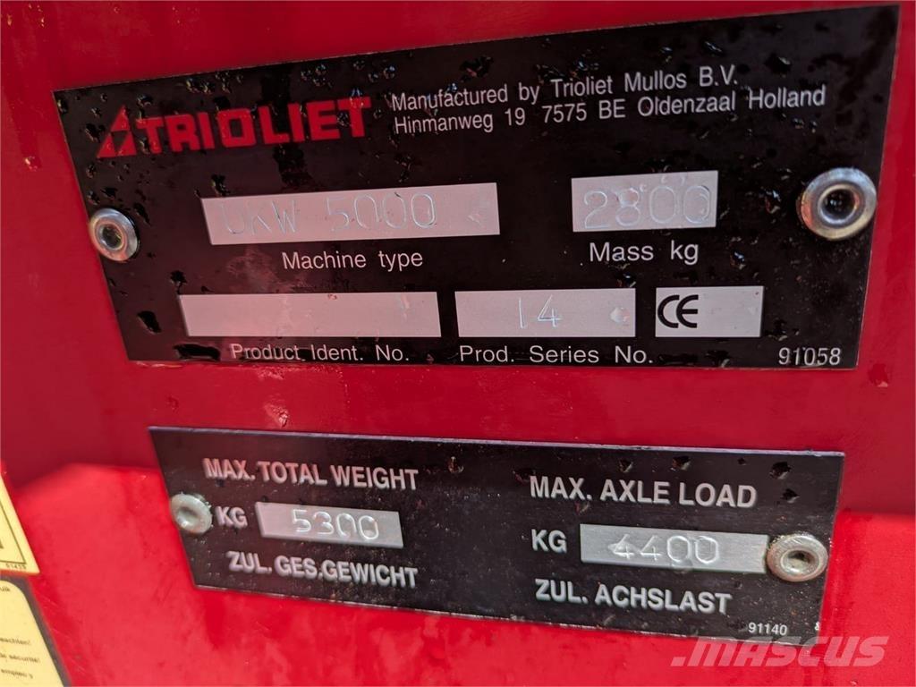 Trioliet UKW 5000 Ostale poljoprivredne mašine