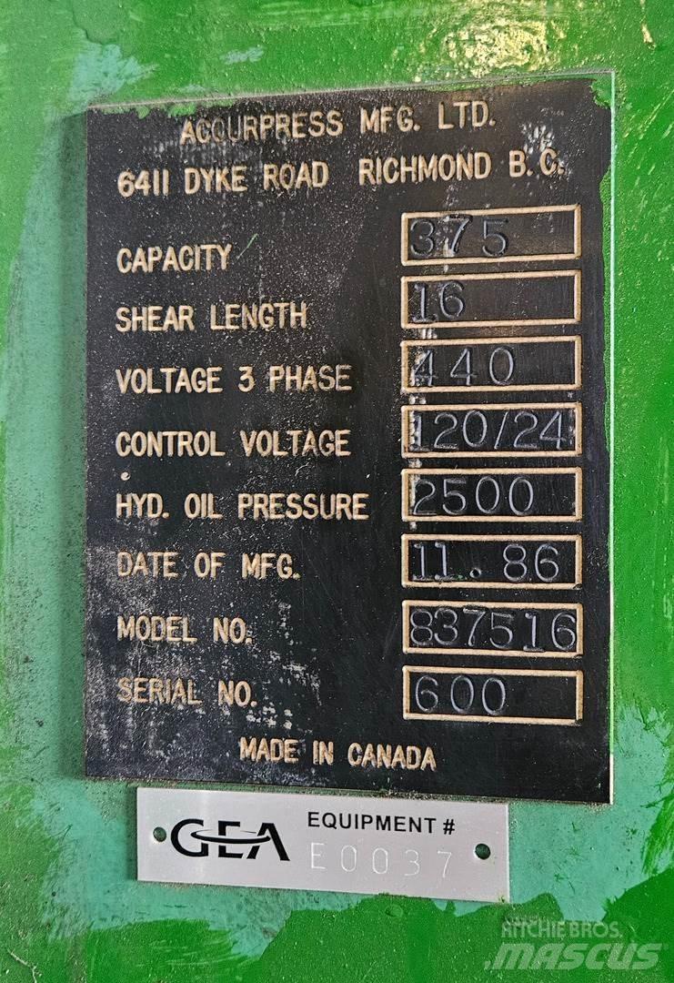  ACCURPRESS 837516 Ostalo za građevinarstvo