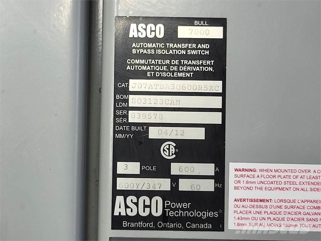 Asco J07ATBA30600R5XC Ostalo za građevinarstvo