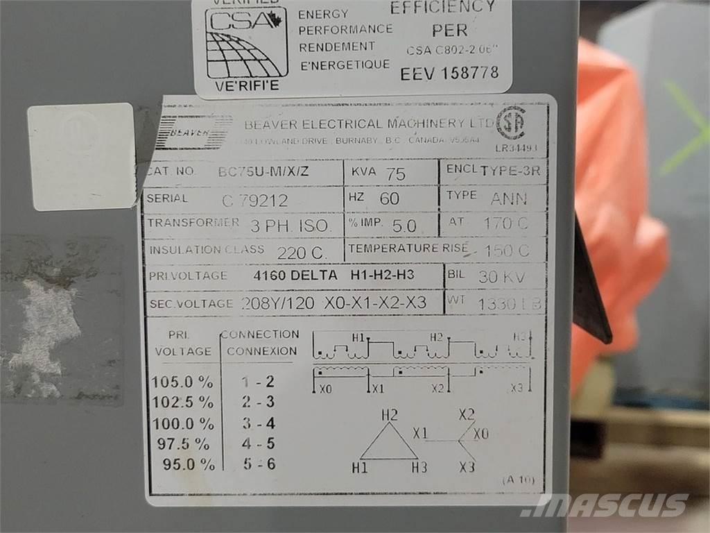  BEAVER BC75U-M/X/Z Ostalo za građevinarstvo