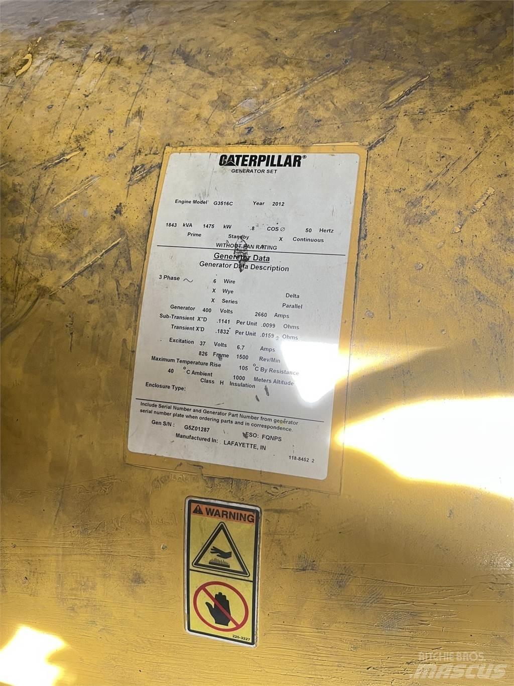 CAT SR4B-GD Dizel generatori