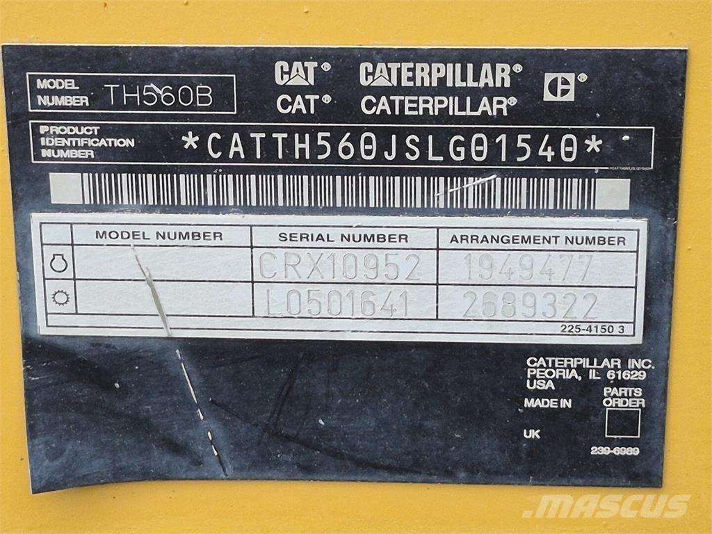 CAT TH560B Poljoprivredni teleskopski utovarivači
