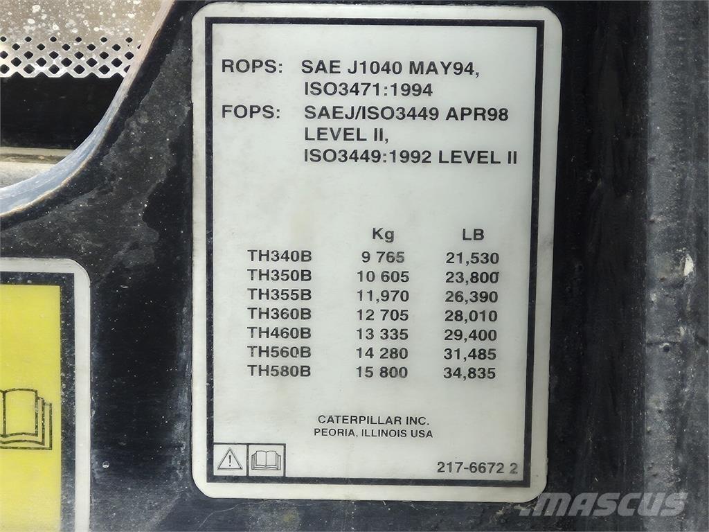 CAT TH560B Poljoprivredni teleskopski utovarivači