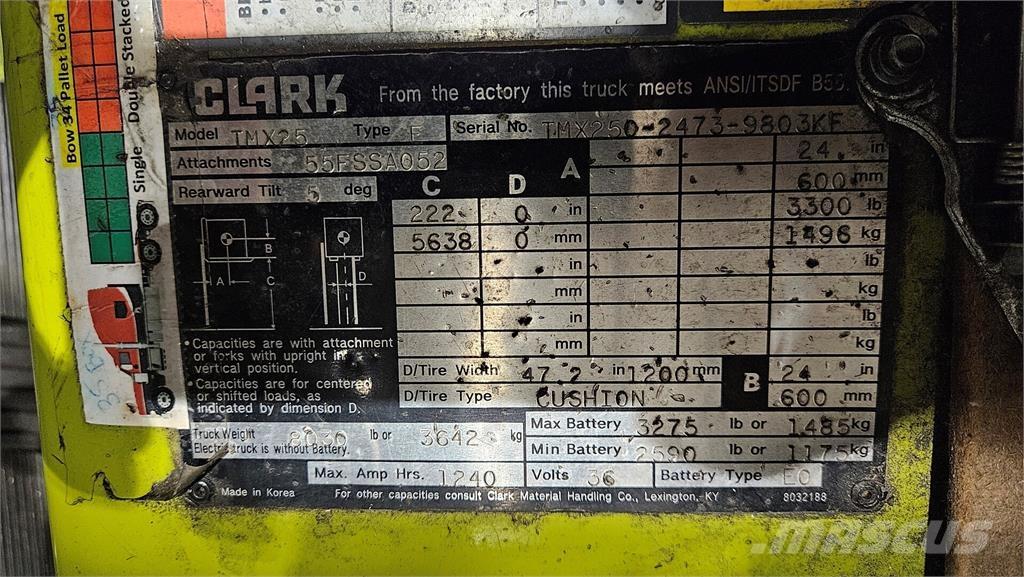Clark TMX25 Ostalo za građevinarstvo