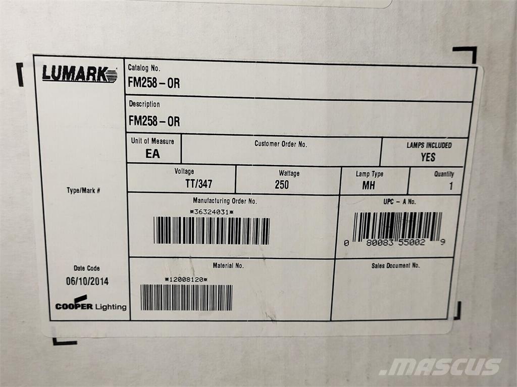  COOPER FM258 Ostale komponente za građevinarstvo