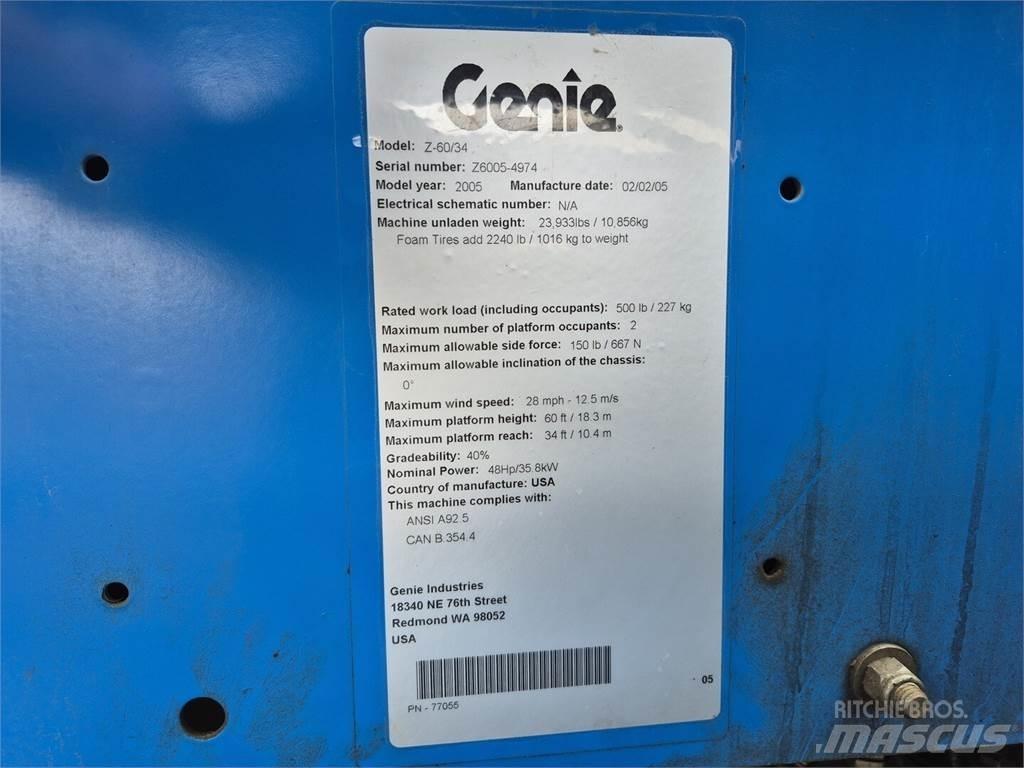 Genie Z-60/34 Zglobne podizne platforme