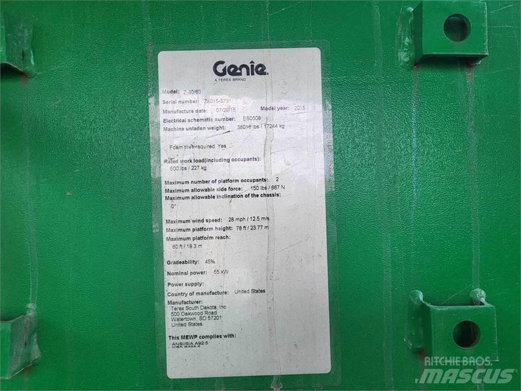 Genie Z-80/60 Zglobne podizne platforme