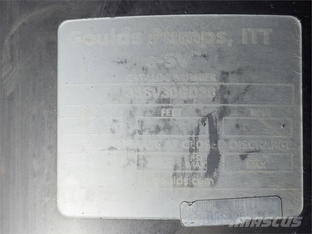  GOULDS 33SV30GD30 Pumpe za vodu