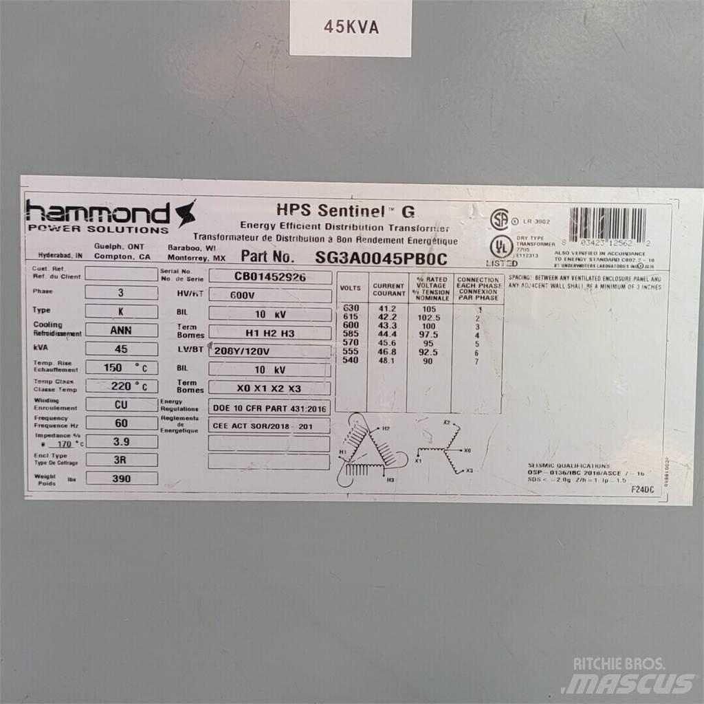  HAMMOND SG3A0045PB0C Ostalo za građevinarstvo