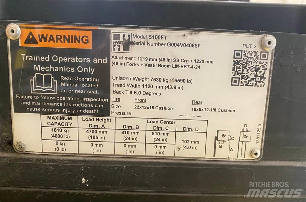 Hyster S100FT Ostalo za građevinarstvo
