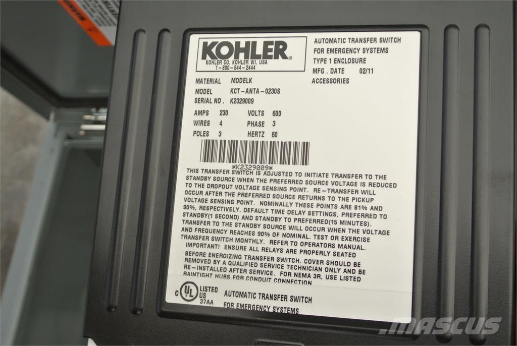 Kohler KCT-ANTA-2030S Ostalo za građevinarstvo