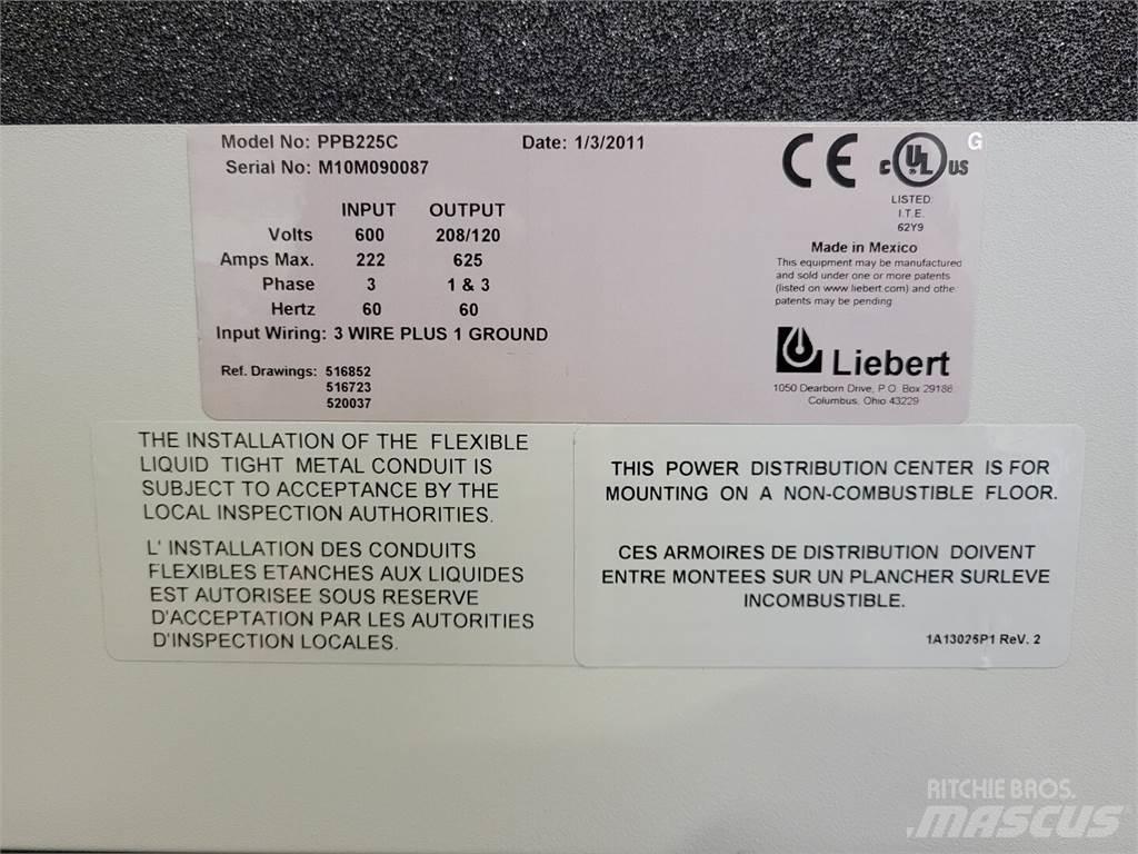  LIEBERT PPB225C Ostalo za građevinarstvo