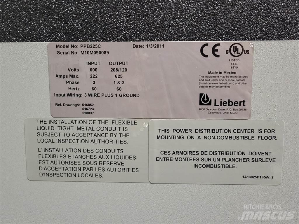  LIEBERT PPB225C Ostalo za građevinarstvo