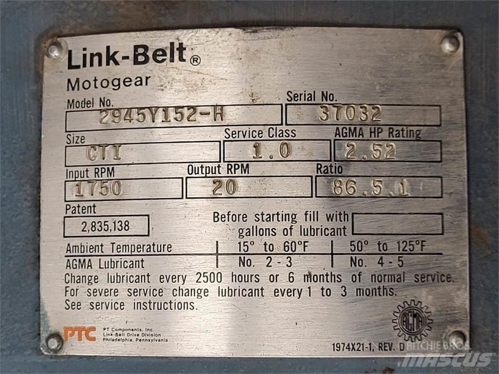 Link-Belt 2945Y152-H Ostalo za građevinarstvo