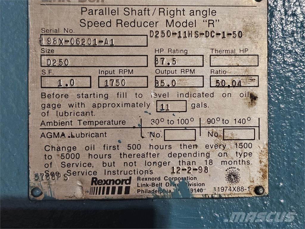 Link-Belt D250 Ostalo za građevinarstvo