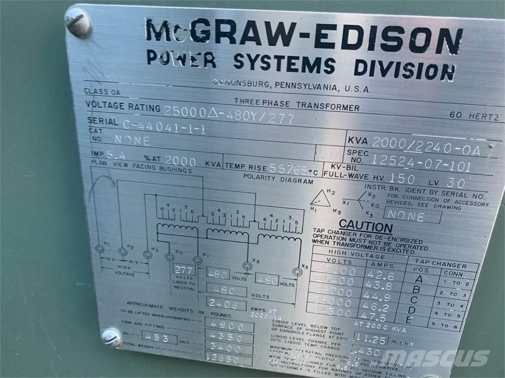 MCGRAW-EDISON Ostalo za građevinarstvo