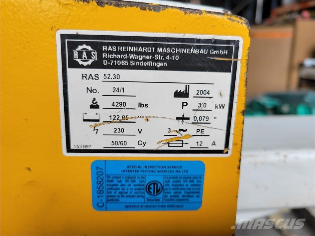  RAS 52.30 Ostalo za građevinarstvo