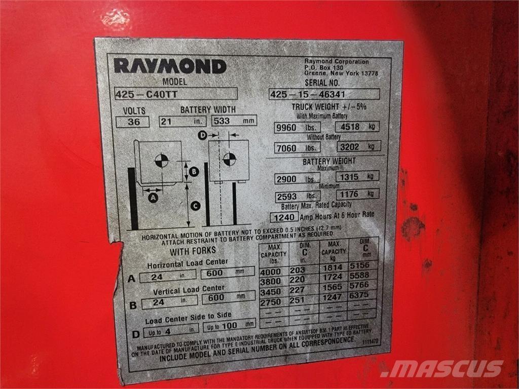 Raymond 425-C40TT Ostalo za građevinarstvo