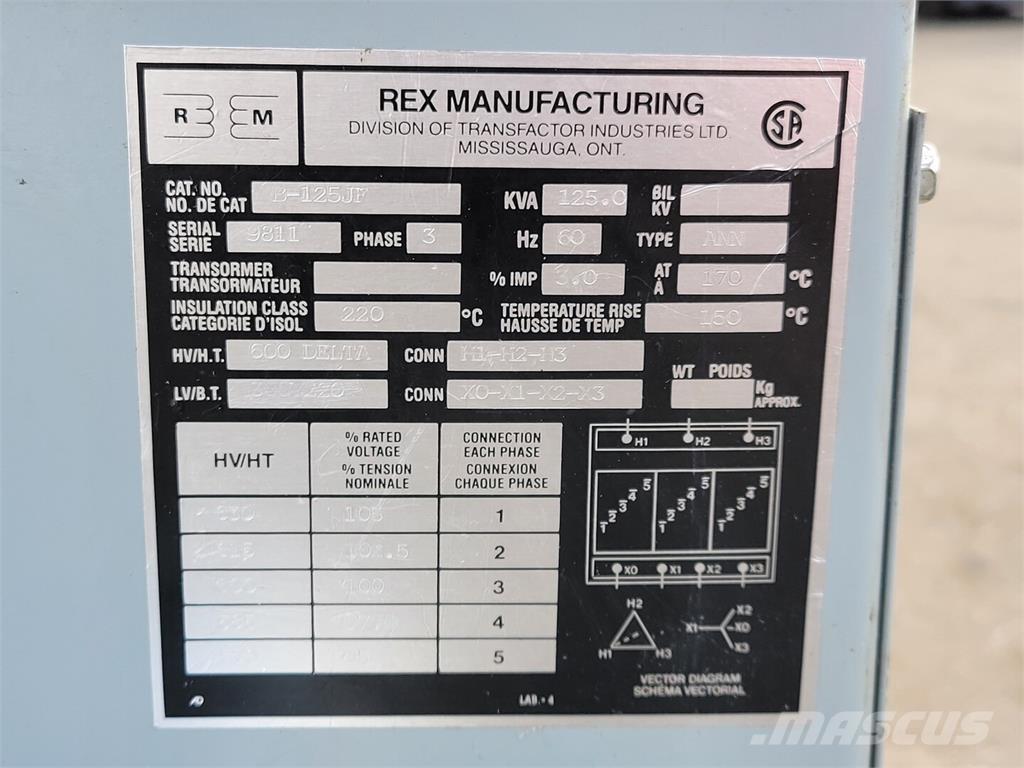 REX B-125JF Ostalo za građevinarstvo