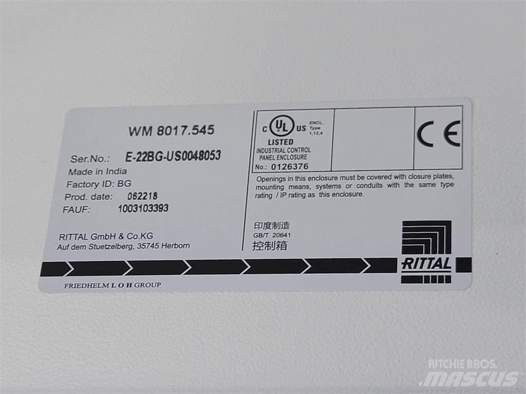  RITTAL WM 8017.545 Ostalo za građevinarstvo