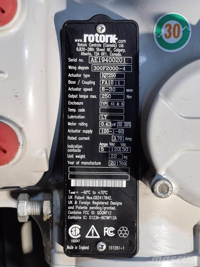  ROTORK IQT250 Ostalo za građevinarstvo