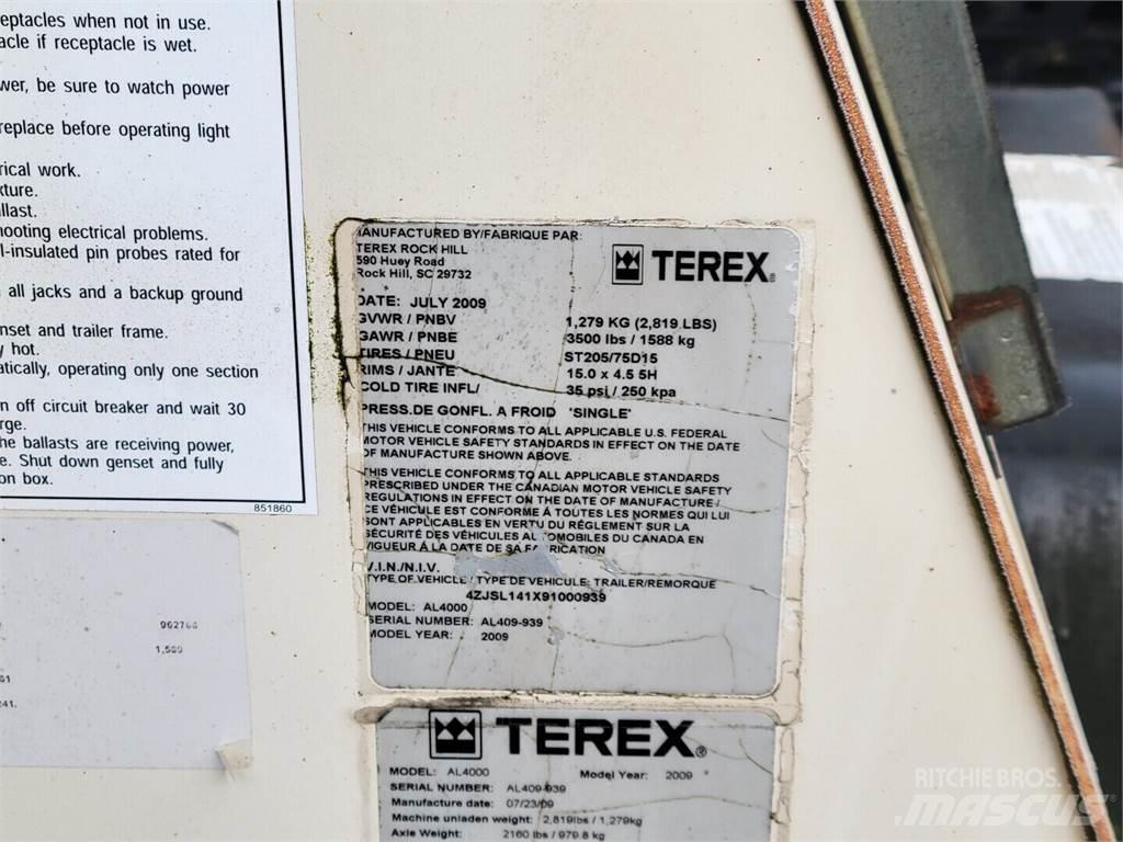 Terex AL4000 Ostale komponente za građevinarstvo
