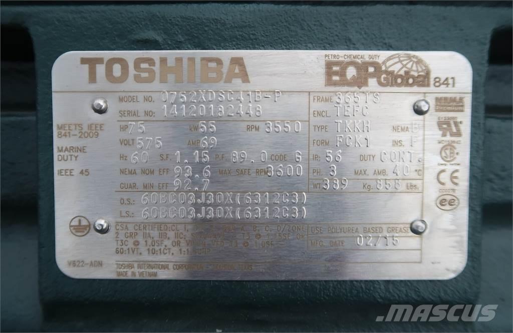  TOSHIBA 0752XDSC41B-P Industrijski motori
