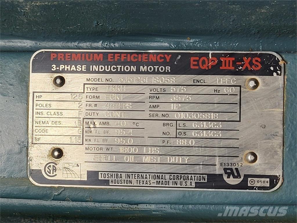  TOSHIBA 3J5125L1S058 Industrijski motori