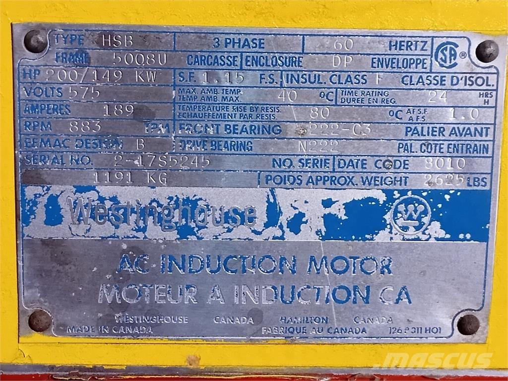 Westinghouse HSB Industrijski motori