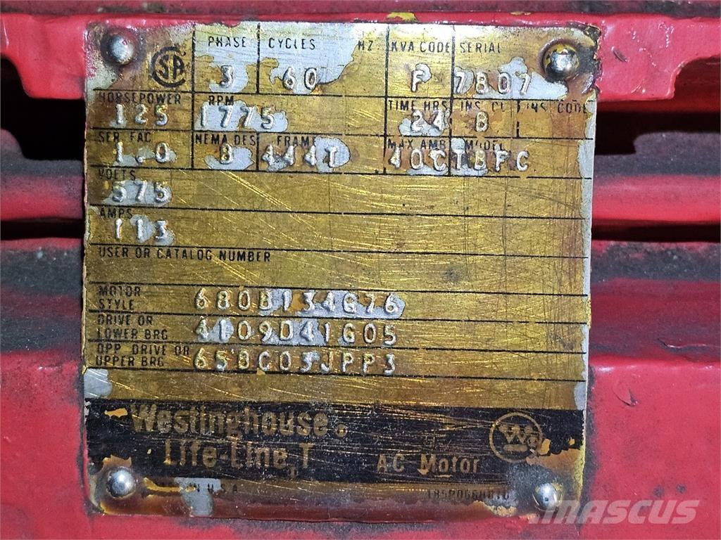 Westinghouse TBFC Industrijski motori