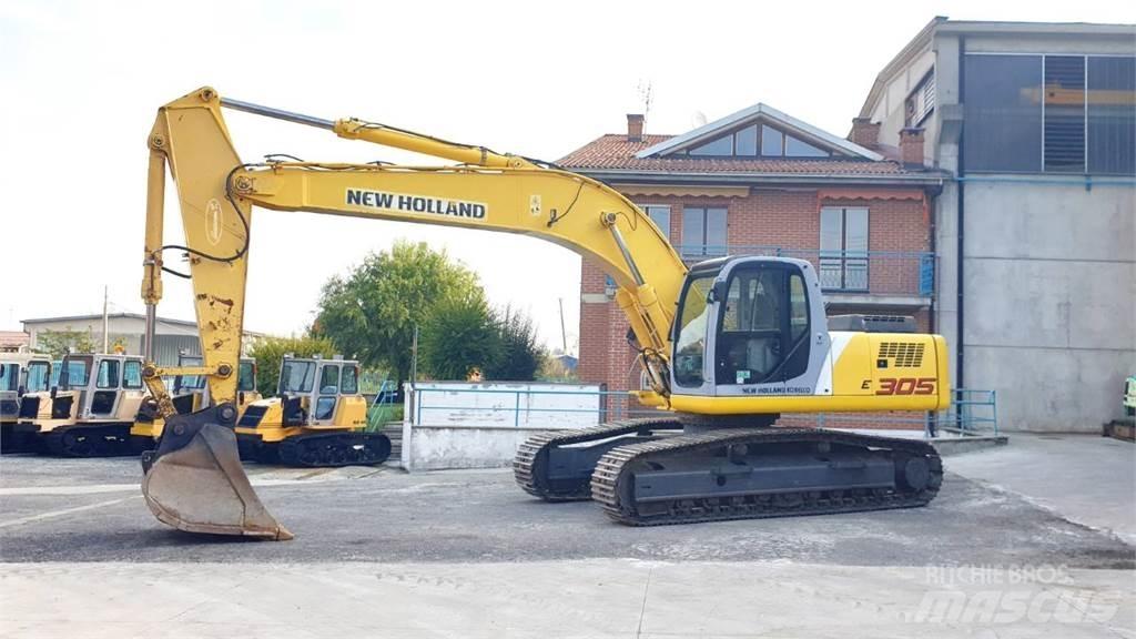 New Holland E305 Bageri guseničari