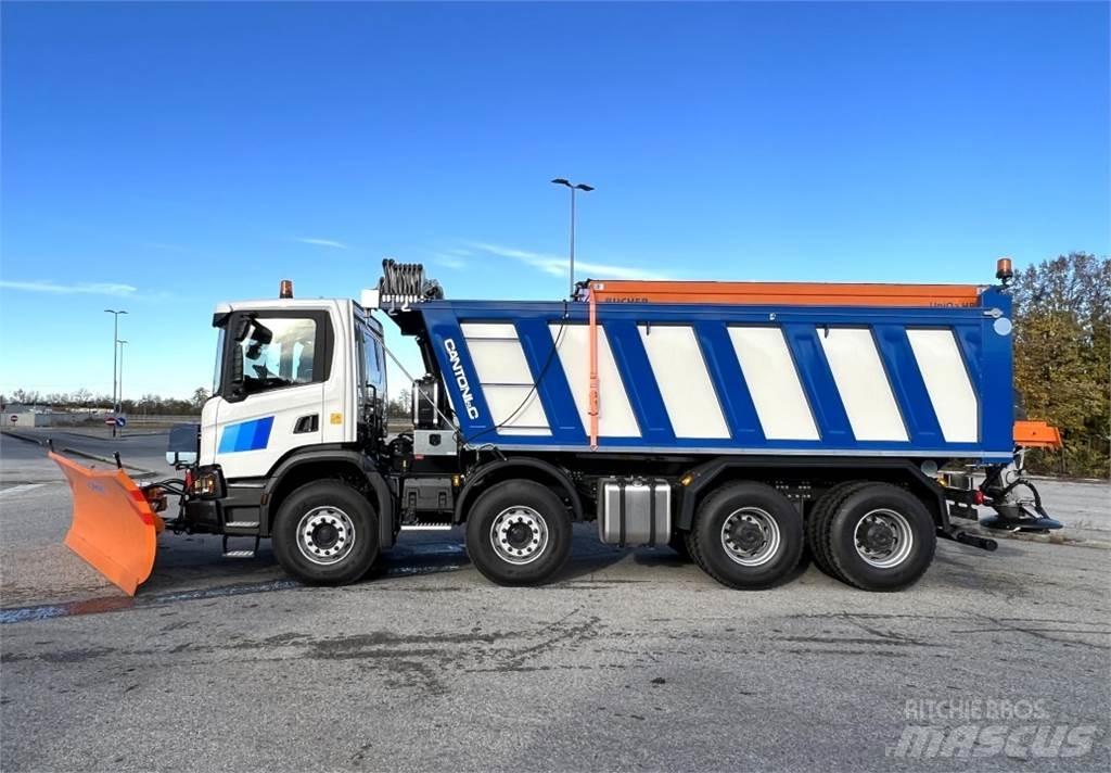 Scania P500 XT 8X4 Snežne daske i plugovi