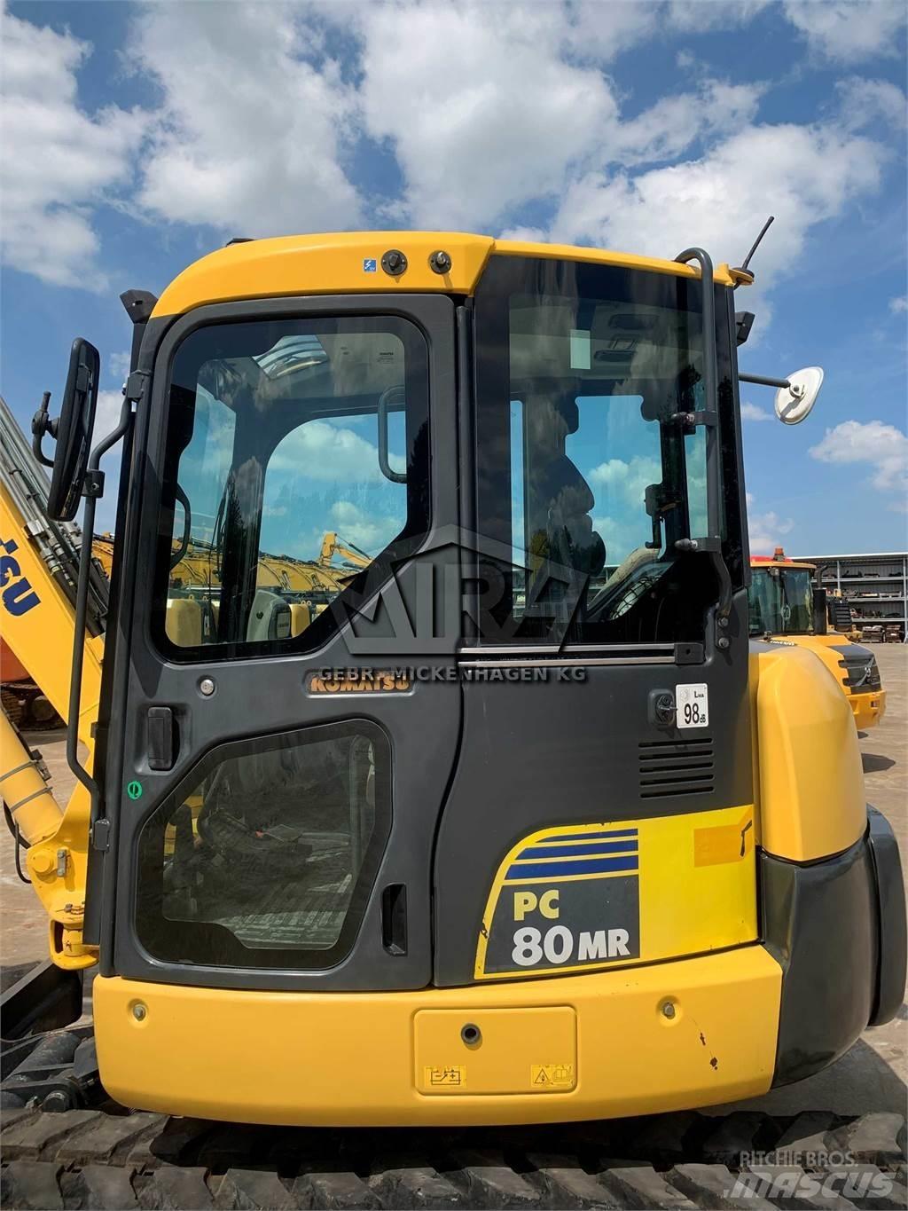 Komatsu PC80 MR-3 Mini bageri < 7t