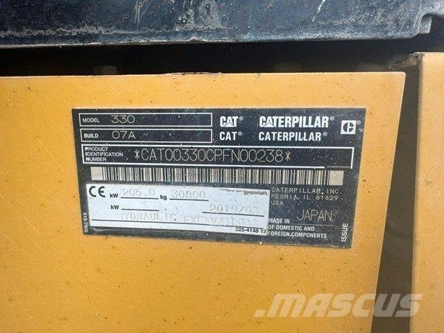 CAT 330 Next Gen Bageri guseničari