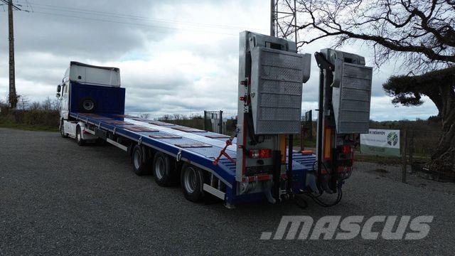  GVN 3 AXLE FLATBED Poluprikolice labudice