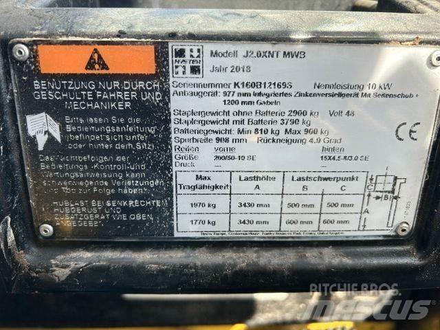 Hyster J2.0XNT MWB Električni viljuškari