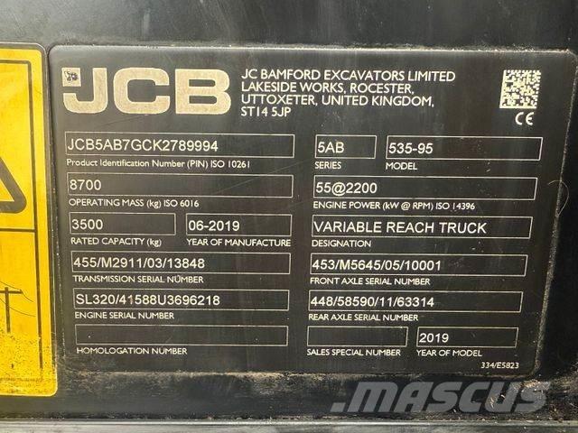 JCB 535-95 Teleskopski viljuškari