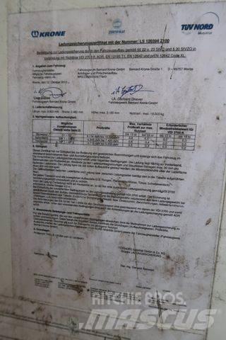 Krone ZZ Tovarne prikolice sa ciradom