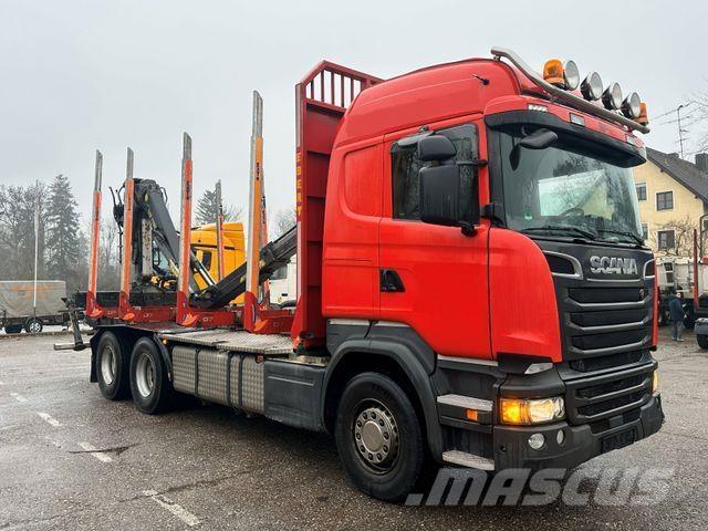 Scania R520 V8 Kamioni za drva Šticari