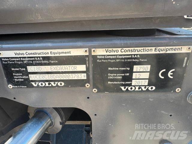 Volvo EC18D Mini bageri < 7t